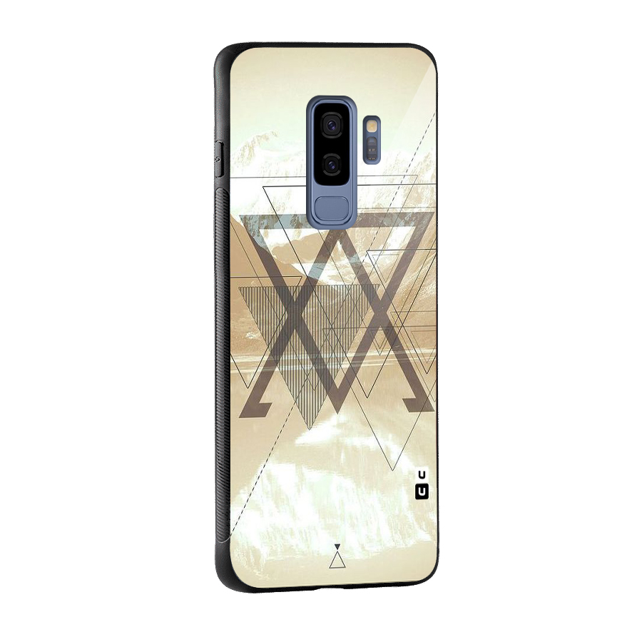 Beige View Glass Back Case for Galaxy S9 Plus