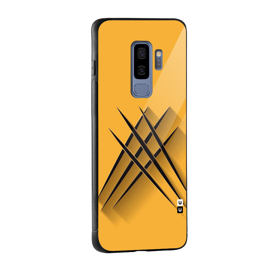 Black Paws Glass Back Case for Galaxy S9 Plus