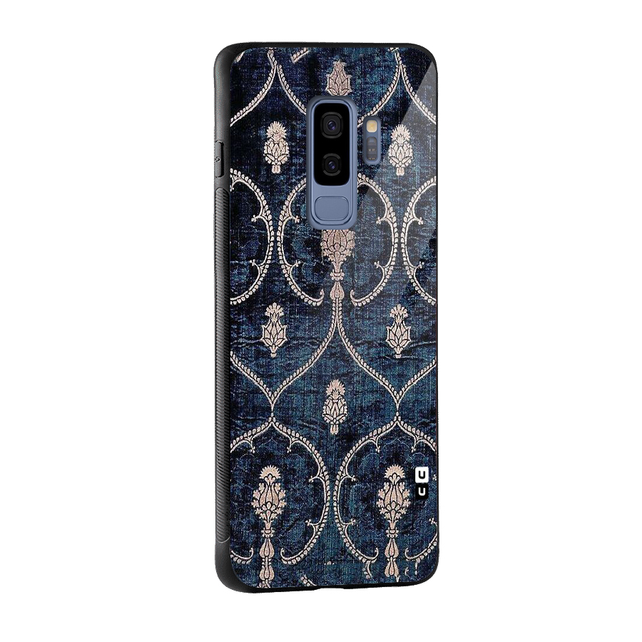 Blue Shade Rug Glass Back Case for Galaxy S9 Plus
