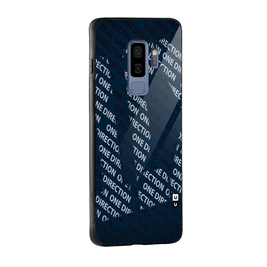 Blue Way Glass Back Case for Galaxy S9 Plus