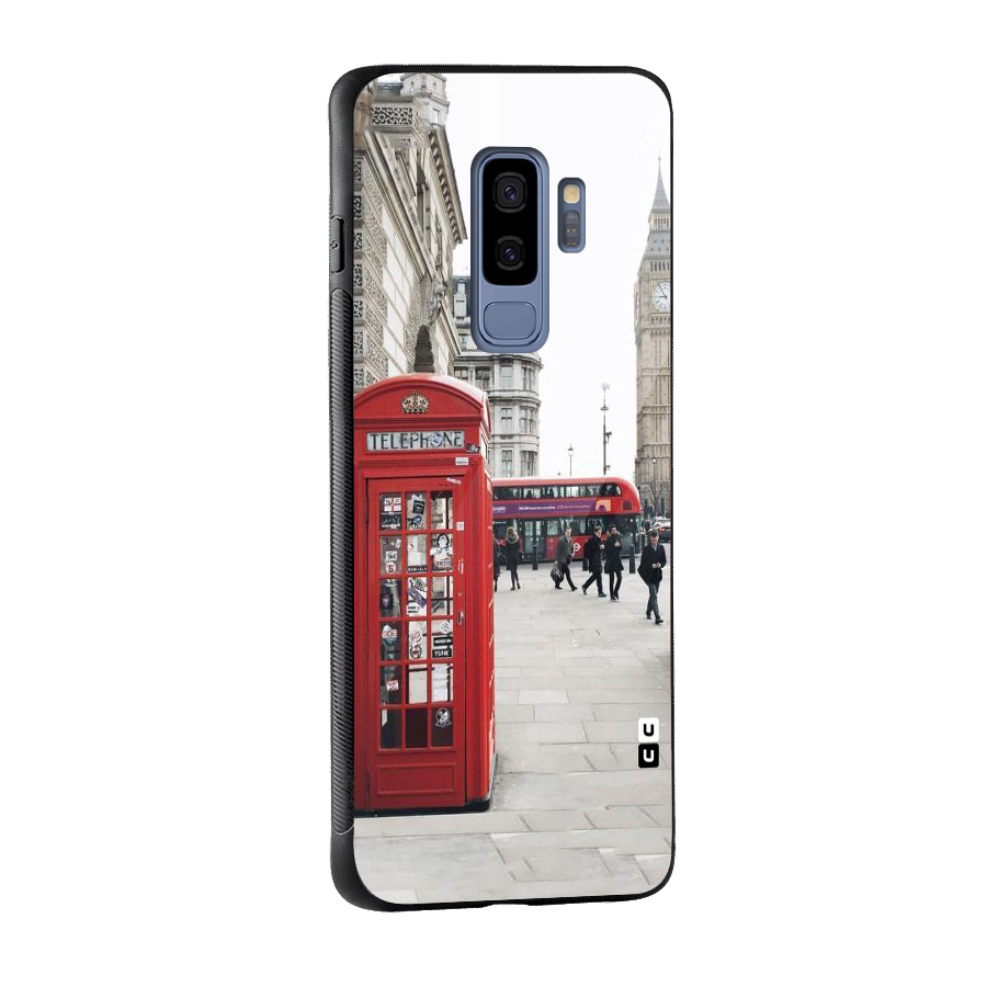 Booth In Red Glass Back Case for Galaxy S9 Plus
