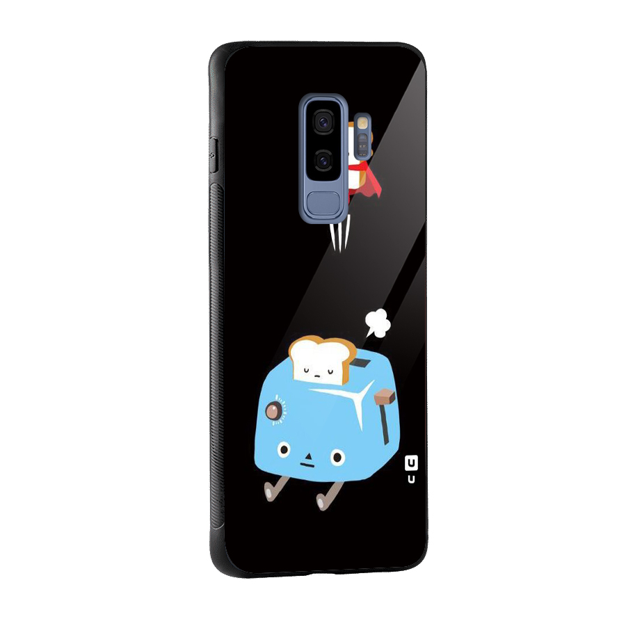 Bread Toast Glass Back Case for Galaxy S9 Plus