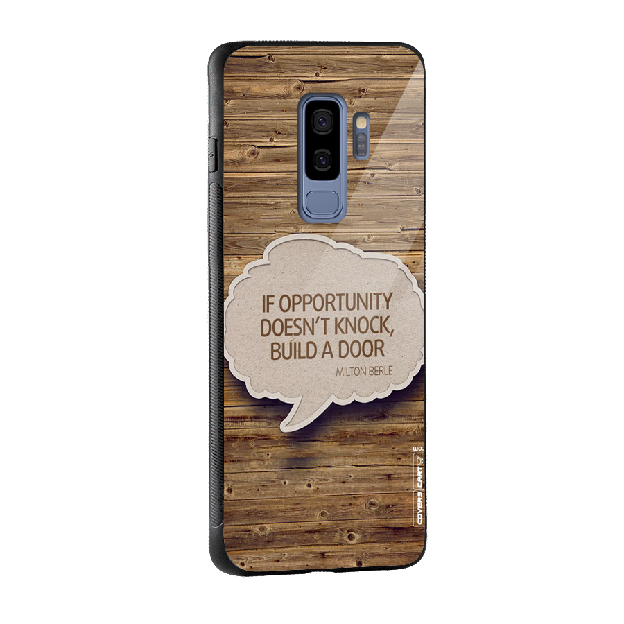 Build Your Door Glass Back Case for Galaxy S9 Plus