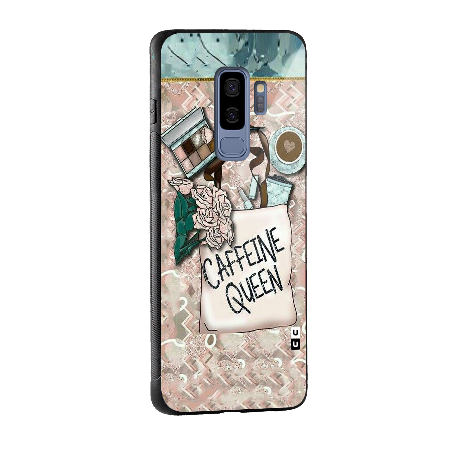 Caffeine Queen Glass Back Case for Galaxy S9 Plus