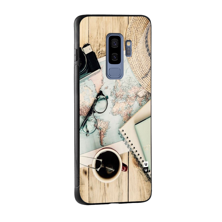 Camera Notebook Glass Back Case for Galaxy S9 Plus