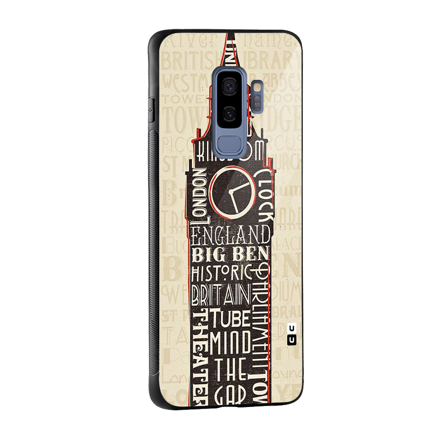 Cap City Design Glass Back Case for Galaxy S9 Plus