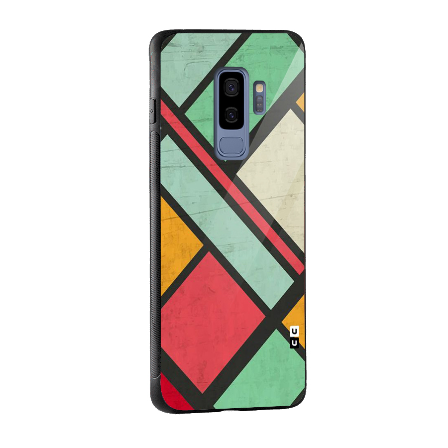 Check Colors Glass Back Case for Galaxy S9 Plus