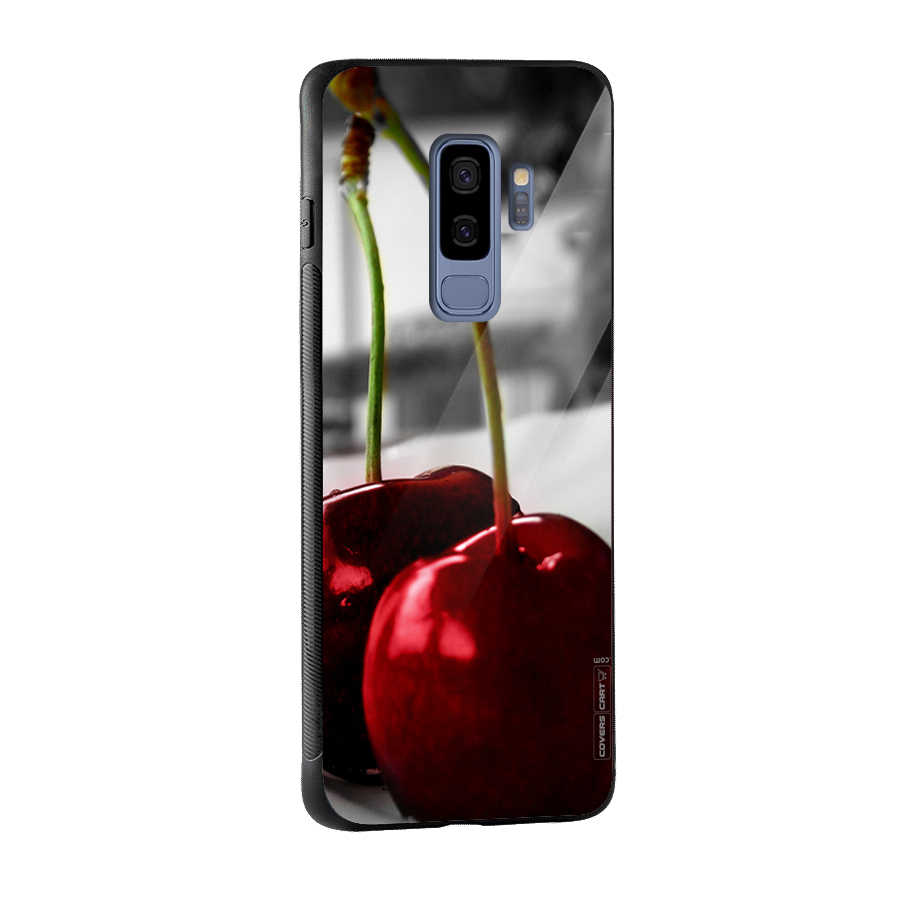 Cherry Photography Glass Back Case for Galaxy S9 Plus