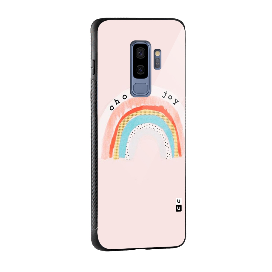 Choose Joy Glass Back Case for Galaxy S9 Plus