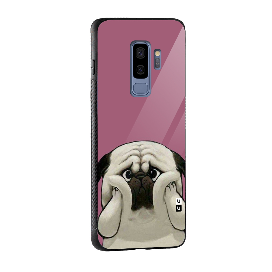 Chubby Doggo Glass Back Case for Galaxy S9 Plus