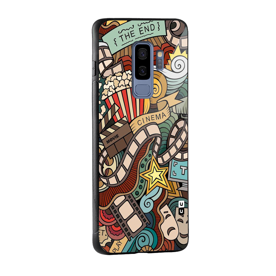 Cinematic Design Glass Back Case for Galaxy S9 Plus