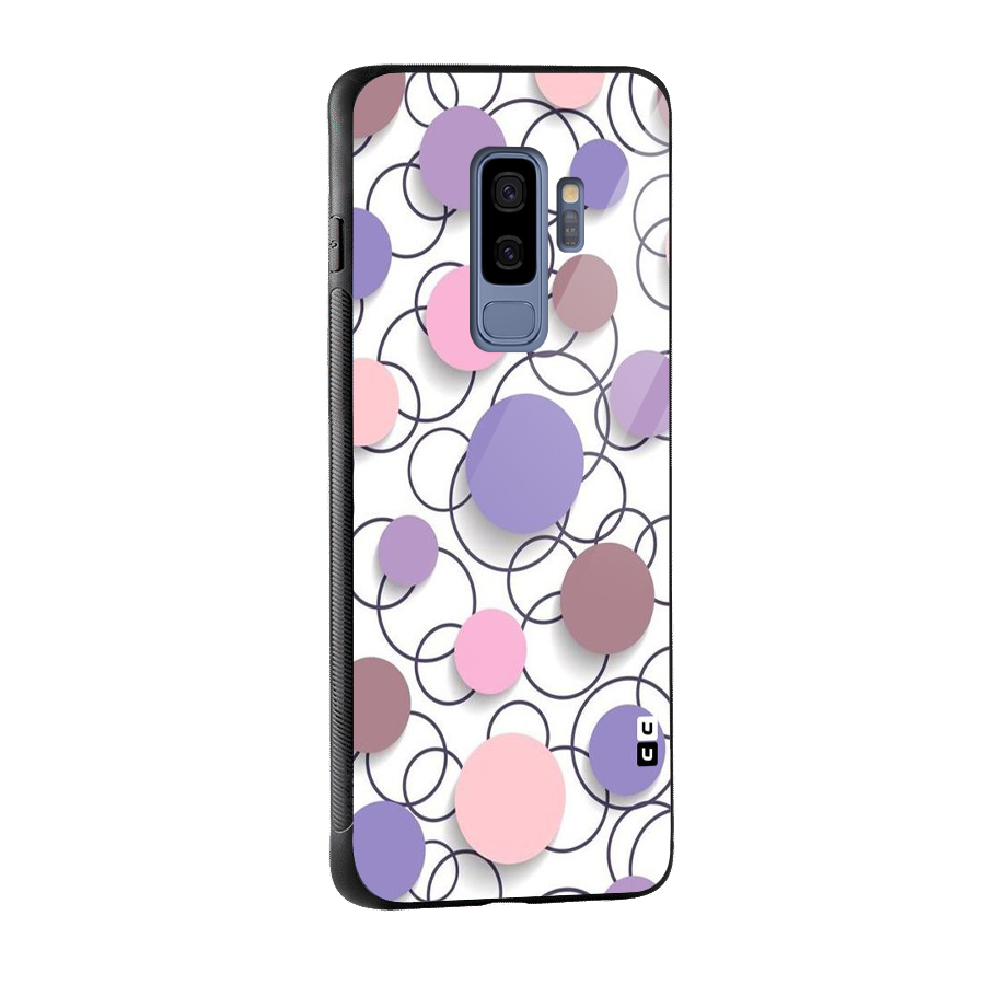 Circles And More Glass Back Case for Galaxy S9 Plus