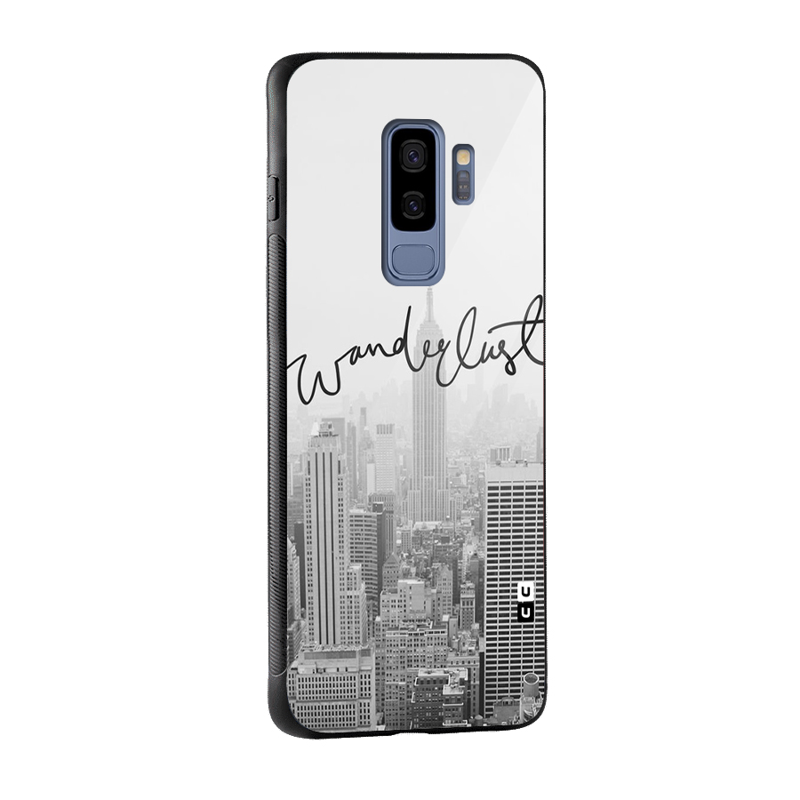 City Wanderlust Monochrome Glass Back Case for Galaxy S9 Plus