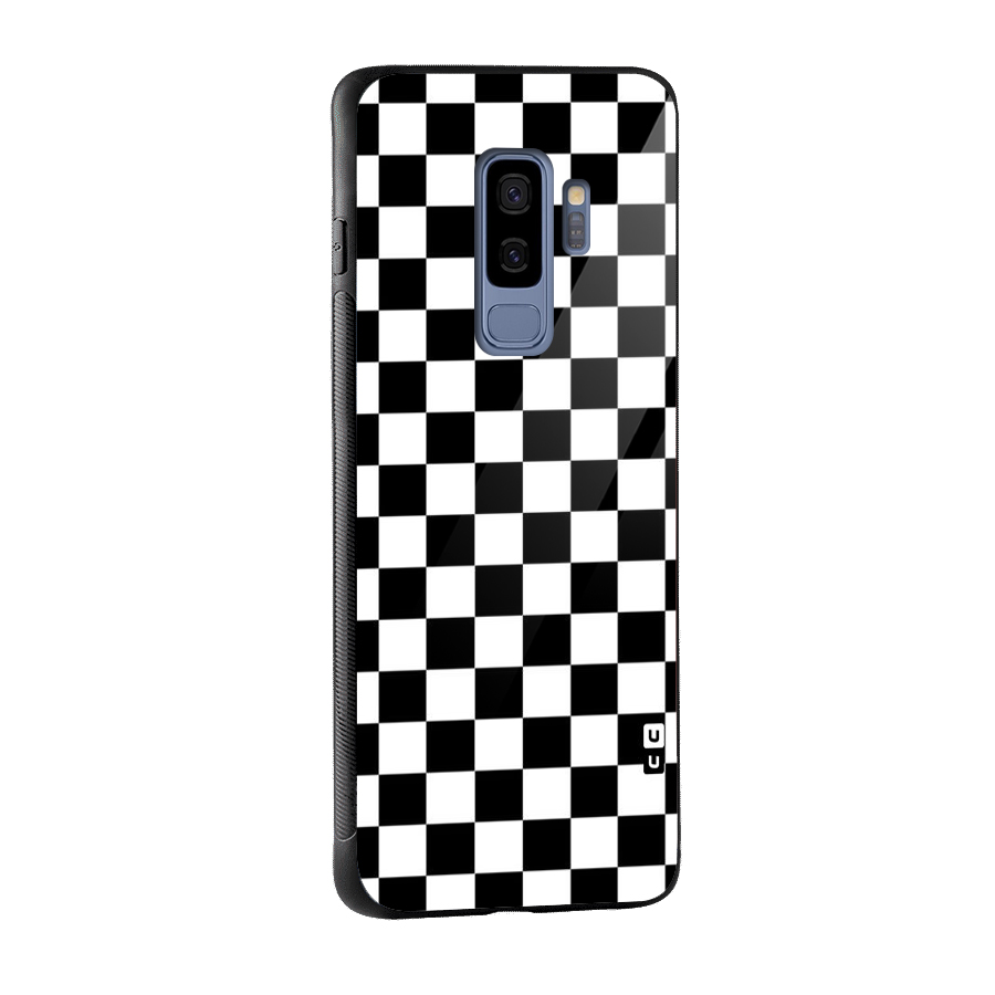 Classic Check Glass Back Case for Galaxy S9 Plus