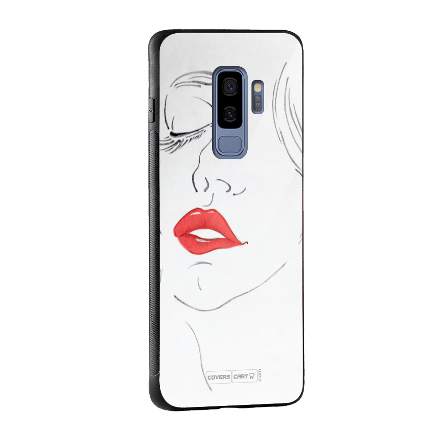 Classy Girl Glass Back Case for Galaxy S9 Plus