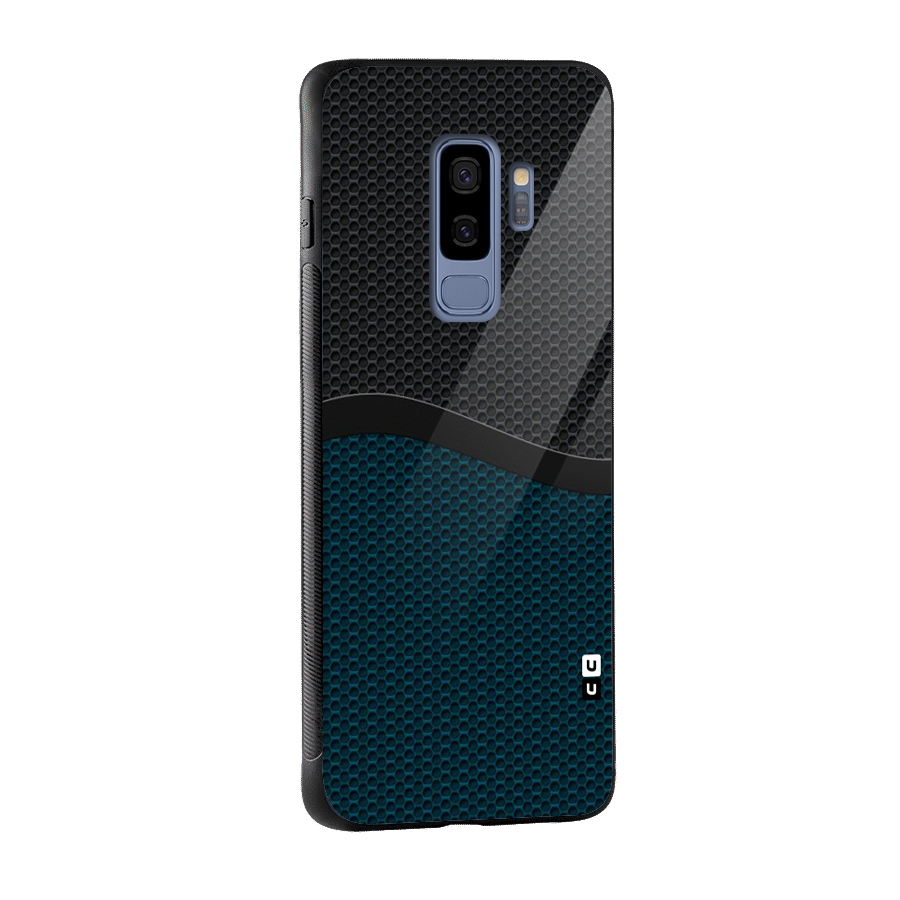 Classy Rugged Bicolor Glass Back Case for Galaxy S9 Plus