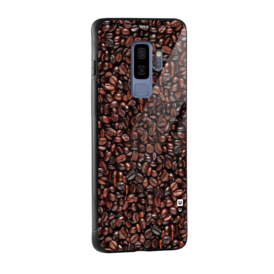 Cocoa Beans Glass Back Case for Galaxy S9 Plus
