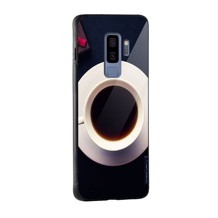Coffee And Cookies Glass Back Case for Galaxy S9 Plus