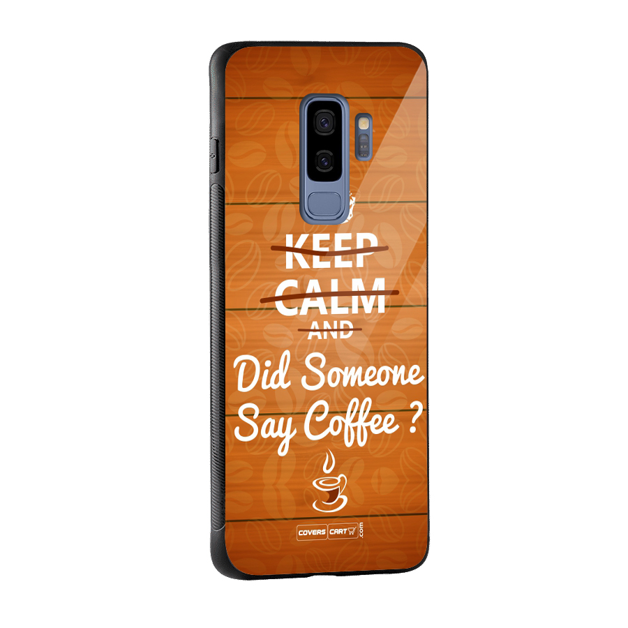 Coffee Ardour Glass Back Case for Galaxy S9 Plus