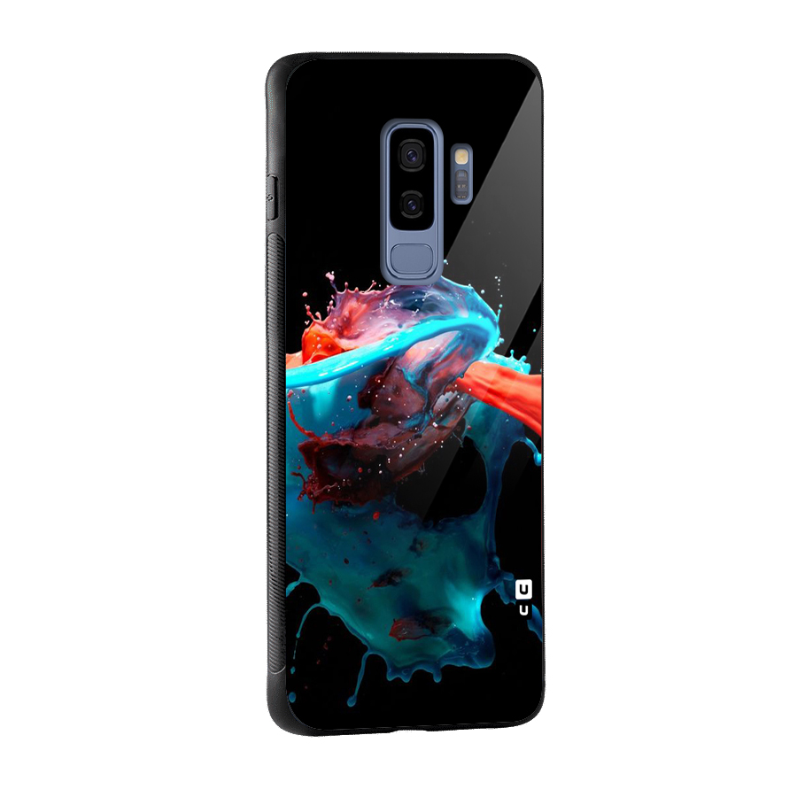 Colour War Glass Back Case for Galaxy S9 Plus