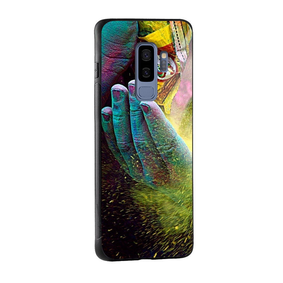 Colours Glass Back Case for Galaxy S9 Plus