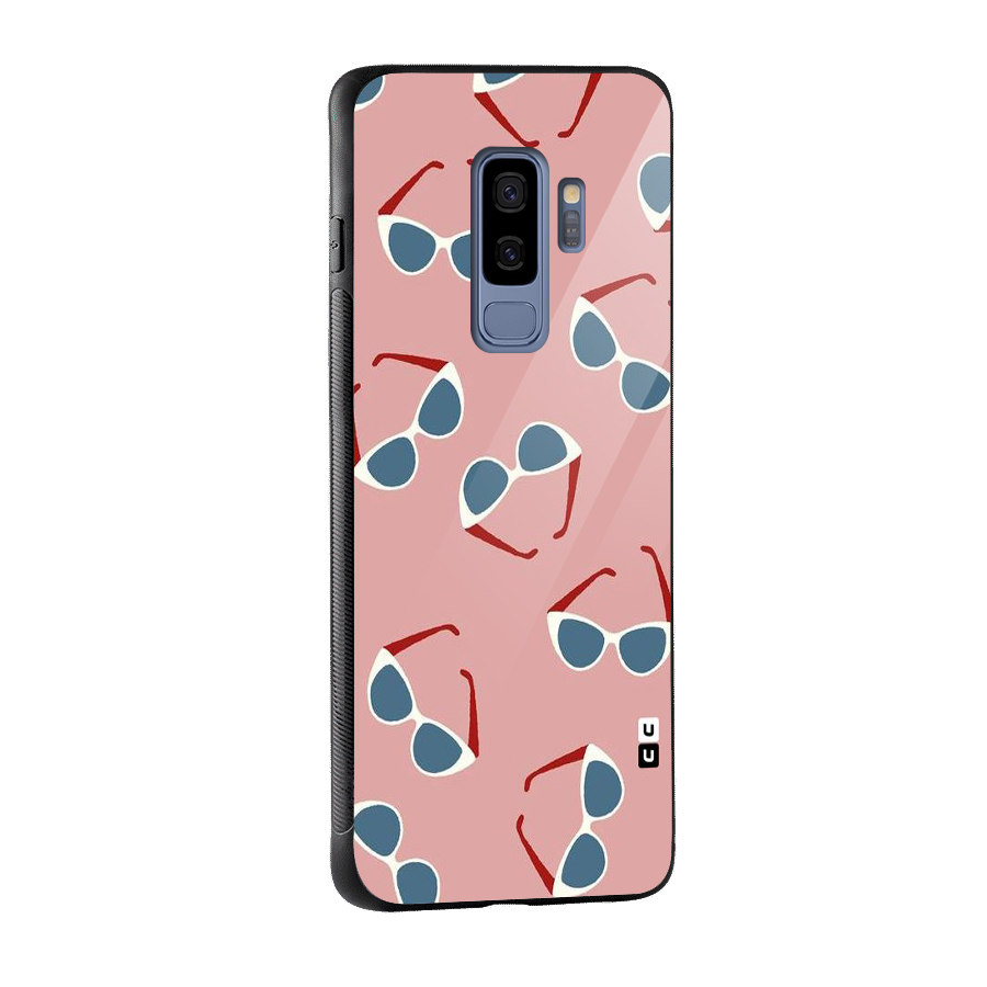 Cool Shades Pattern Glass Back Case for Galaxy S9 Plus