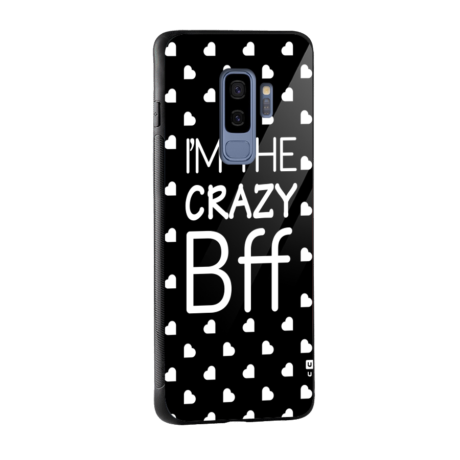 Crazy Bff Glass Back Case for Galaxy S9 Plus