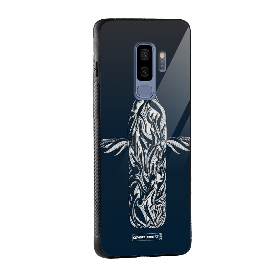 Creative Bottle Glass Back Case for Galaxy S9 Plus