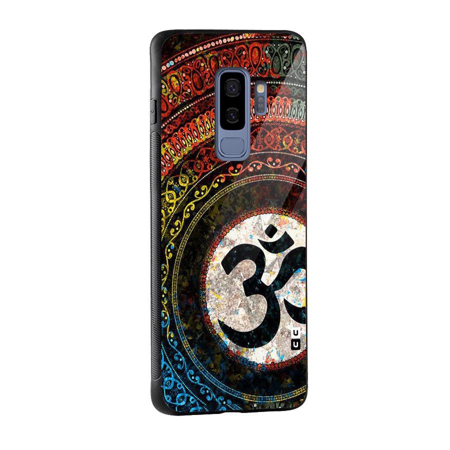 Culture Om Design Glass Back Case for Galaxy S9 Plus