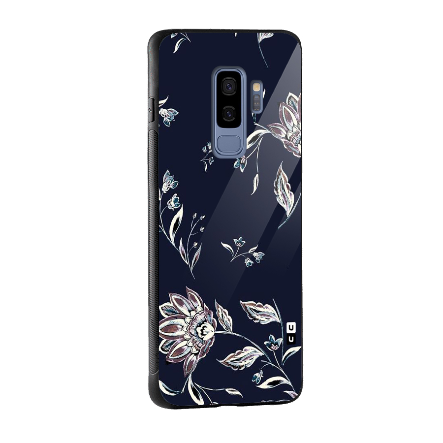 Cute Petals Glass Back Case for Galaxy S9 Plus