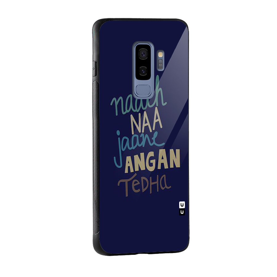 Dance Words Glass Back Case for Galaxy S9 Plus
