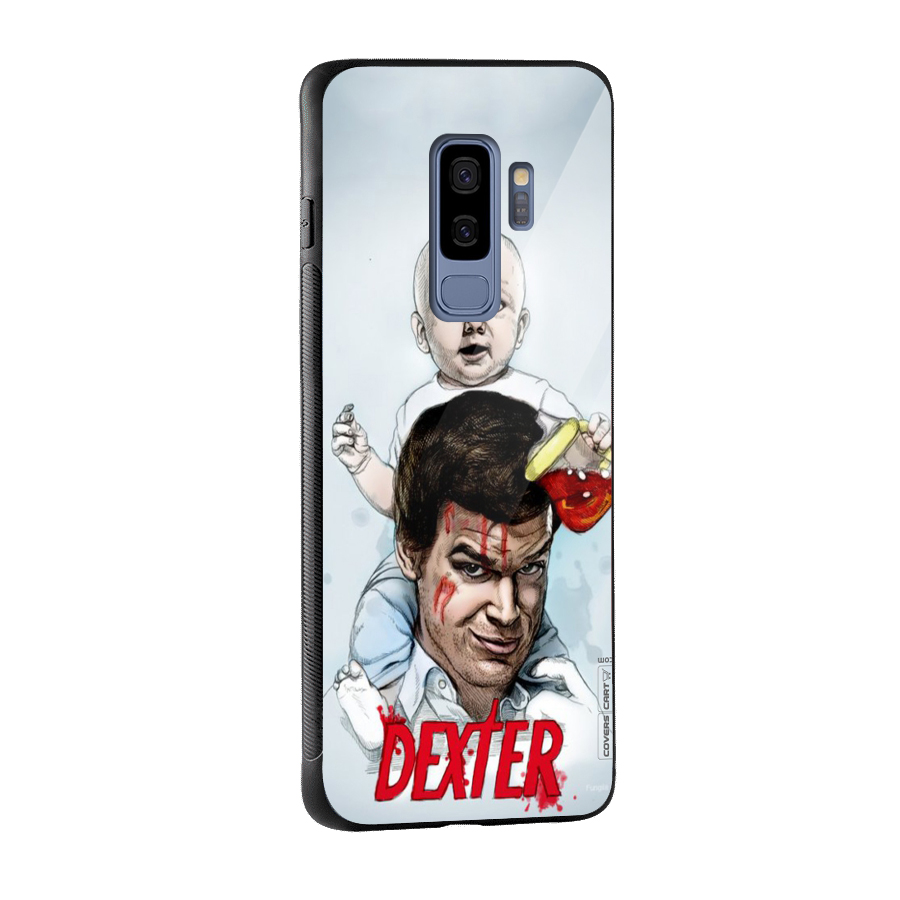 Dexter Artwork Glass Back Case for Galaxy S9 Plus