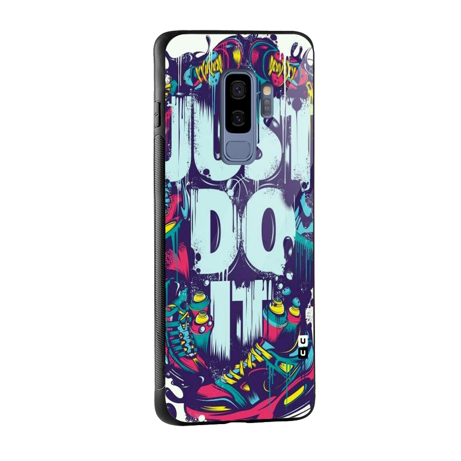 Do It Abstract Glass Back Case for Galaxy S9 Plus