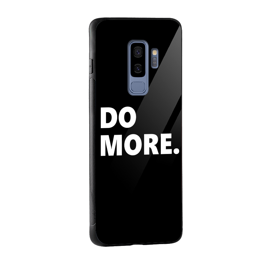 Do More Glass Back Case for Galaxy S9 Plus