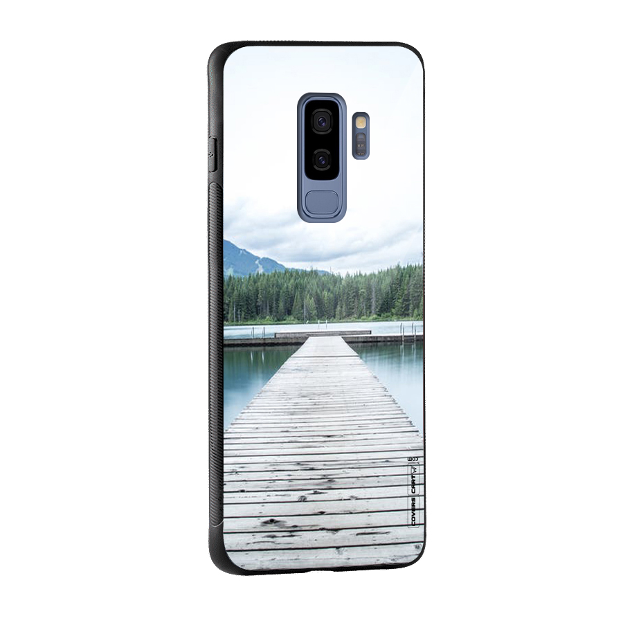 Dock River Glass Back Case for Galaxy S9 Plus