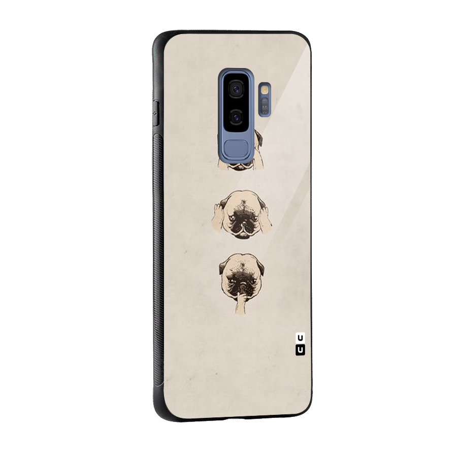Doggo Moods Glass Back Case for Galaxy S9 Plus