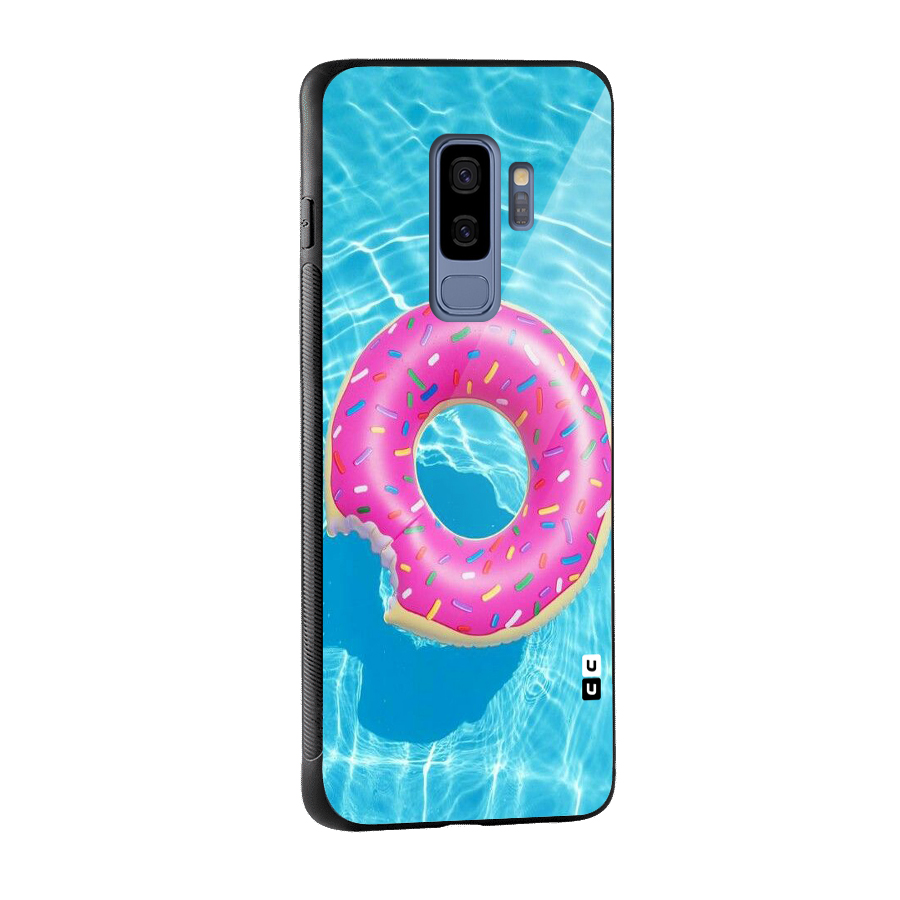 Donut Swim Glass Back Case for Galaxy S9 Plus