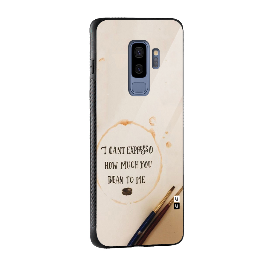 Espresso Bean Glass Back Case for Galaxy S9 Plus