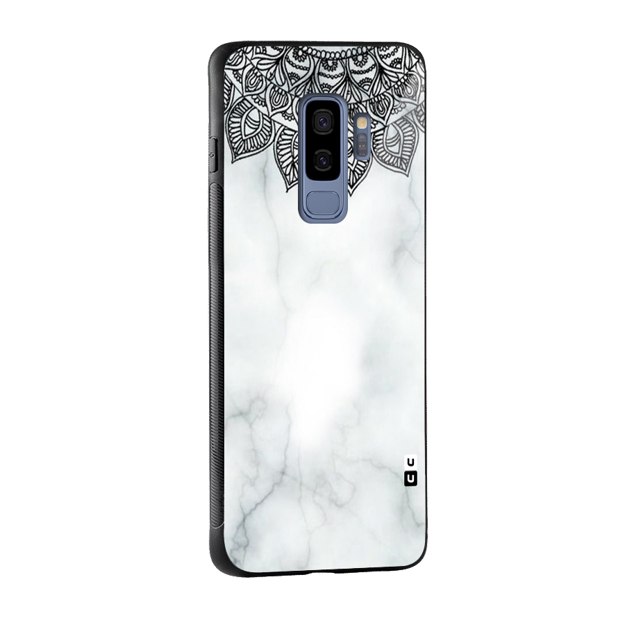 Exotic Marble Pattern Glass Back Case for Galaxy S9 Plus