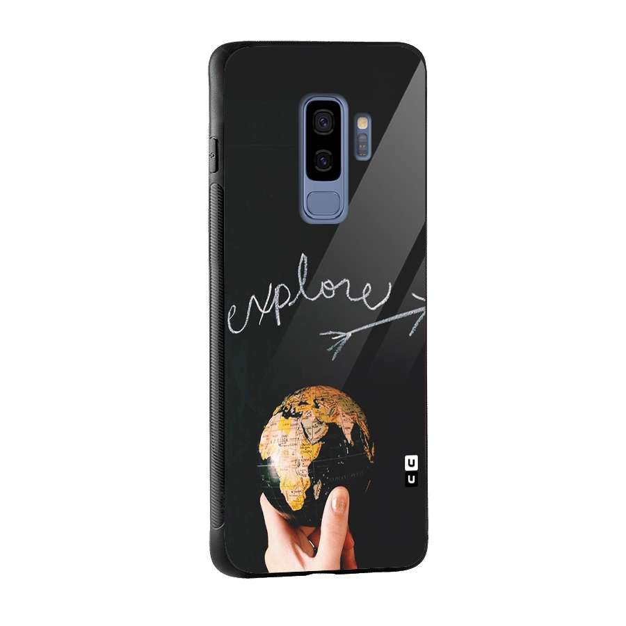 Explore World Glass Back Case for Galaxy S9 Plus