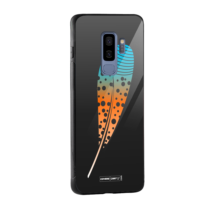 Feather Glass Back Case for Galaxy S9 Plus