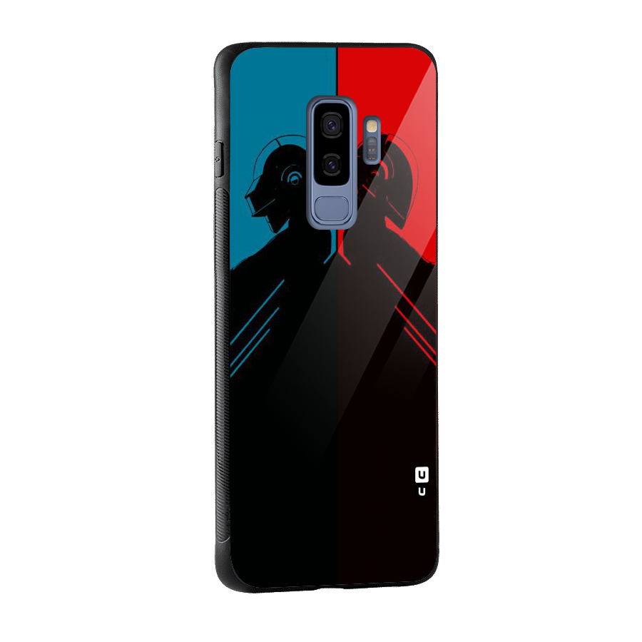 Fight Colours Glass Back Case for Galaxy S9 Plus