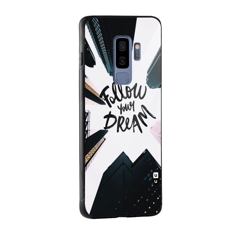 Follow Dream Glass Back Case for Galaxy S9 Plus