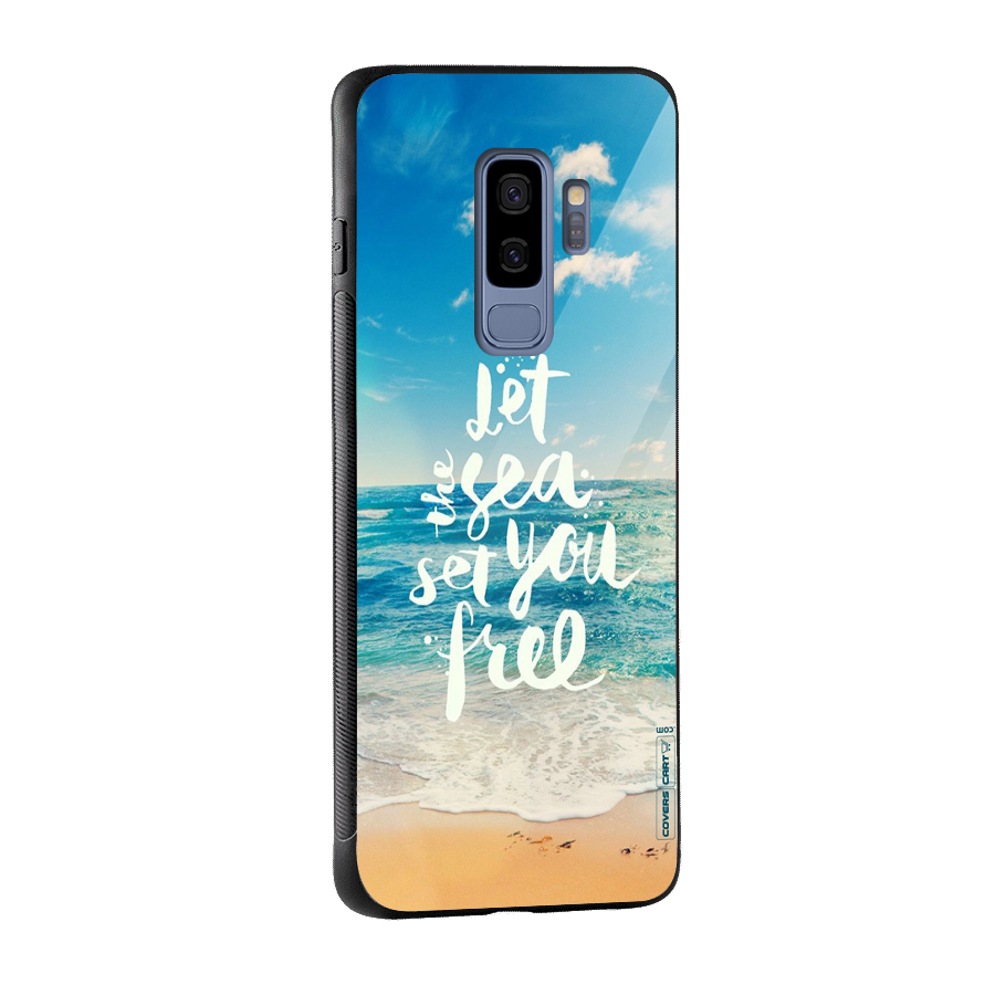 Free Sea Glass Back Case for Galaxy S9 Plus