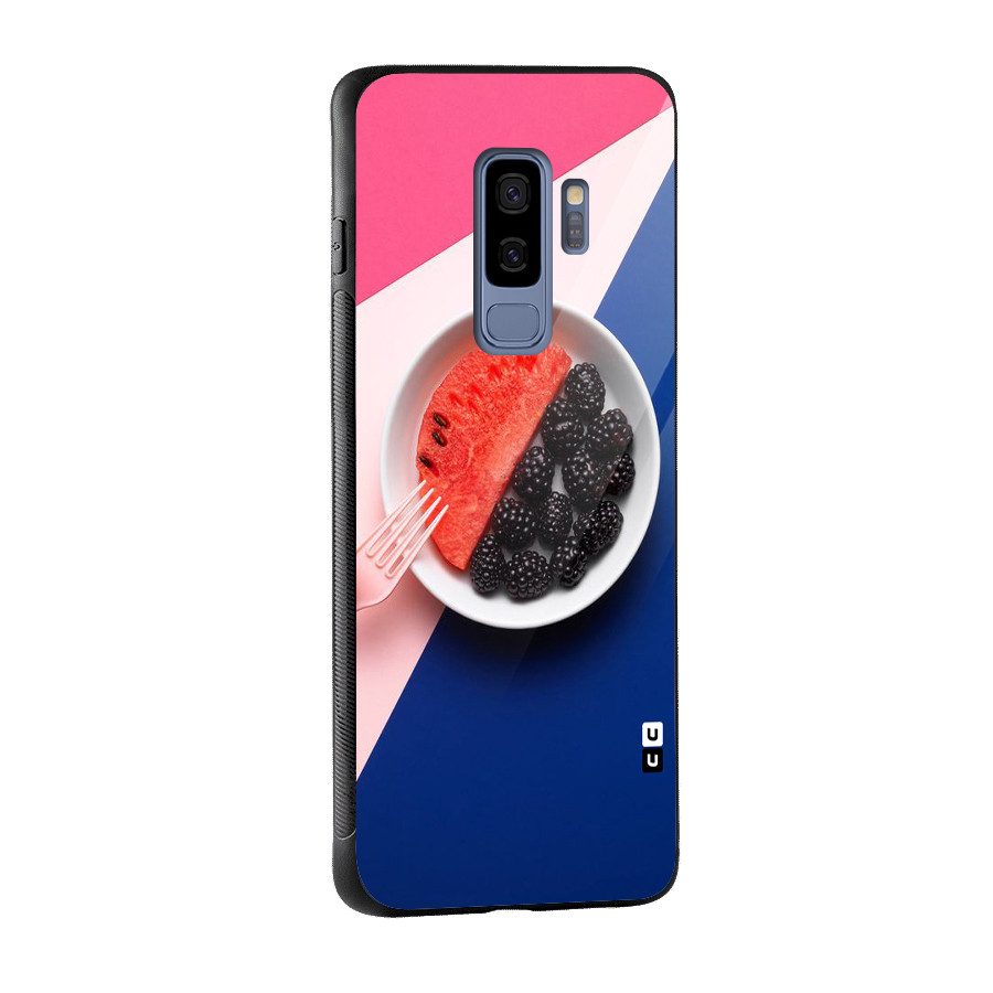 Fresh Fruit Season Glass Back Case for Galaxy S9 Plus