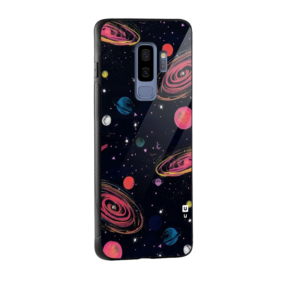 Galaxy Beauty Glass Back Case for Galaxy S9 Plus
