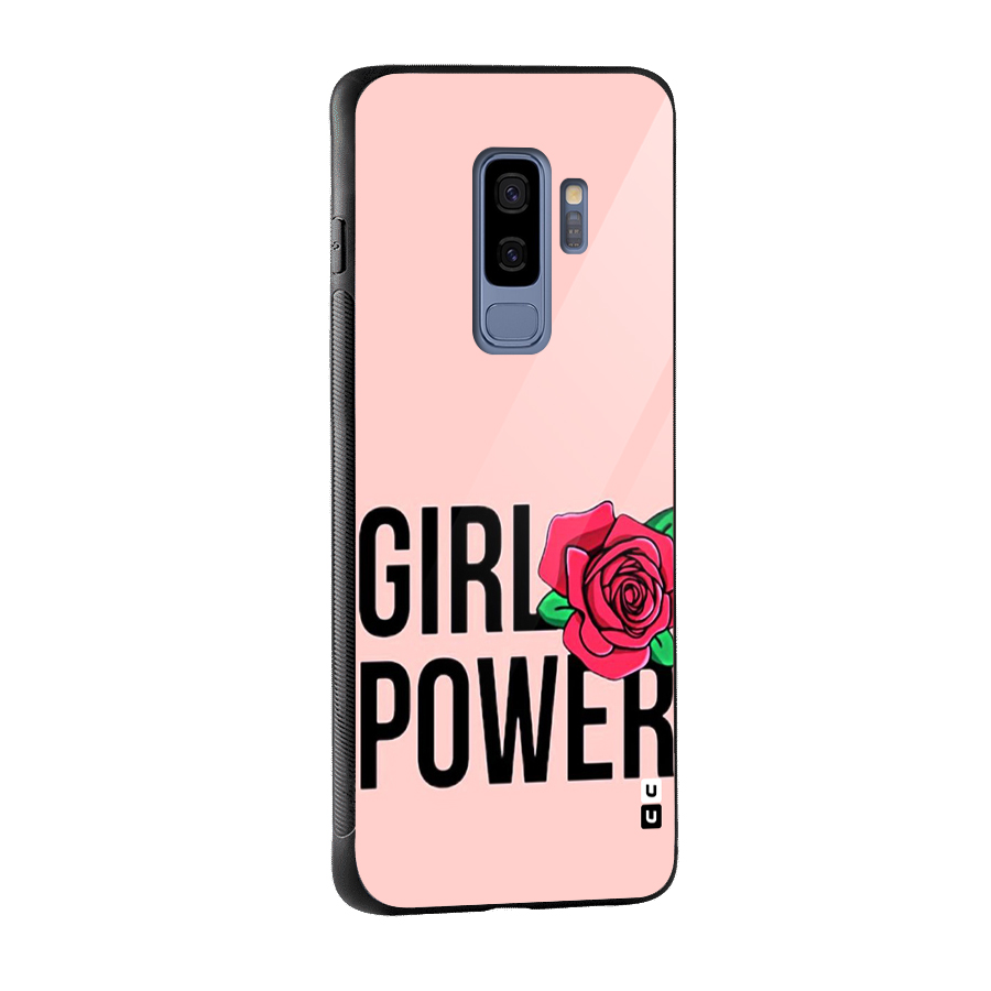 Girl Power Glass Back Case for Galaxy S9 Plus