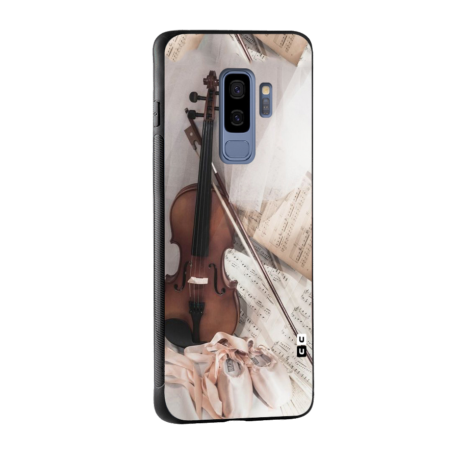 Guitar And Co Glass Back Case for Galaxy S9 Plus