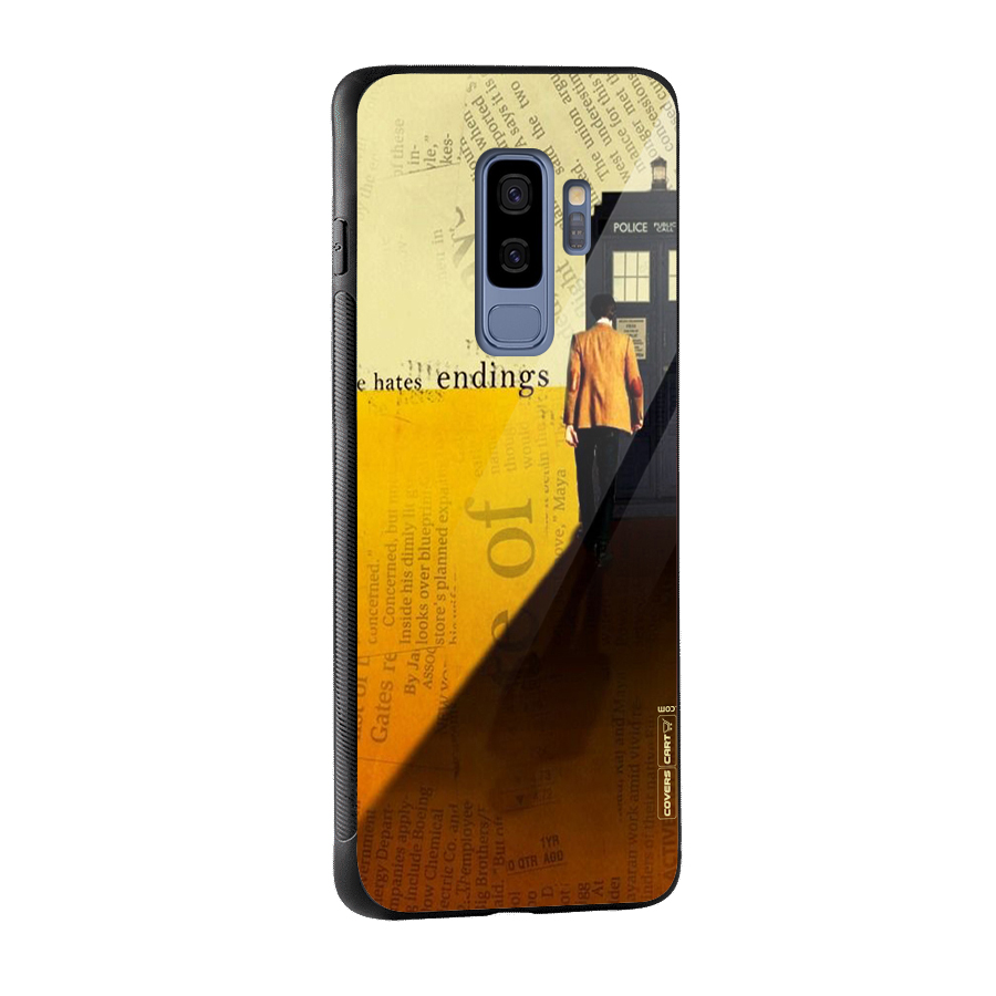 Hates Endings Glass Back Case for Galaxy S9 Plus