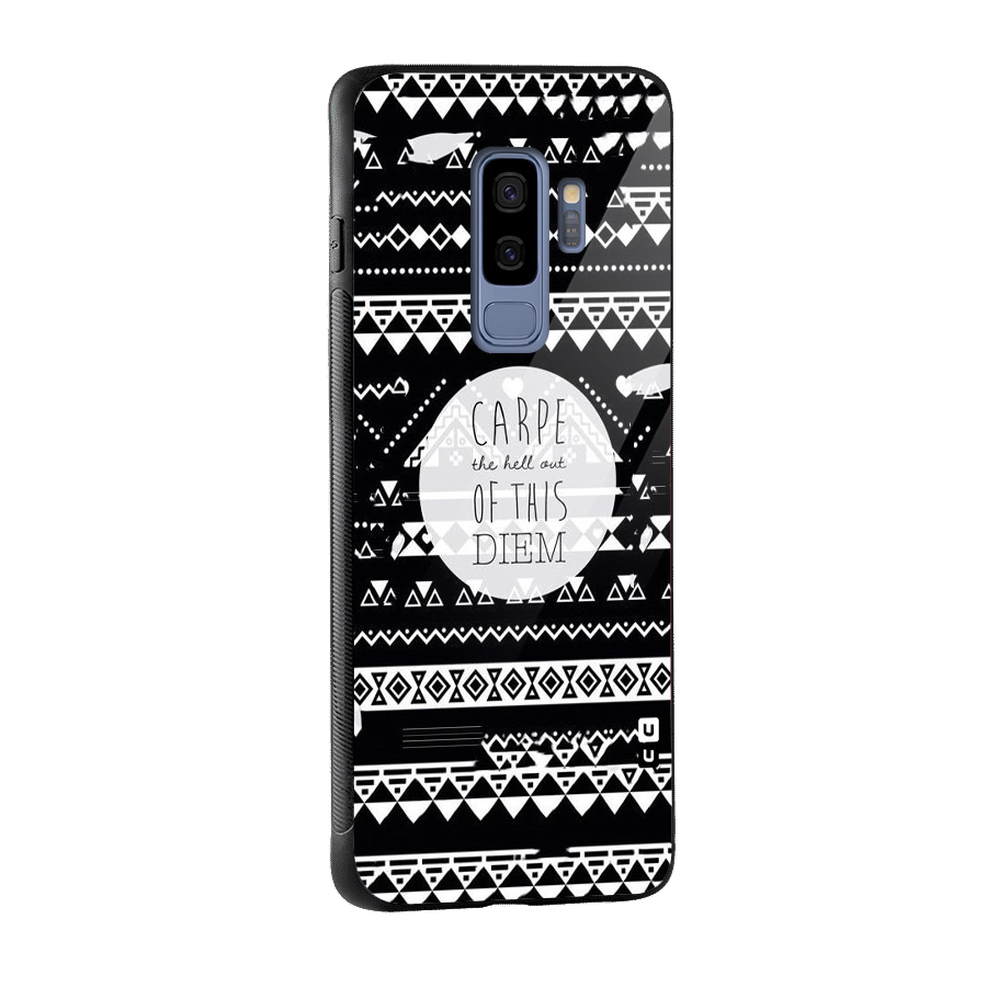 Hell Diem Glass Back Case for Galaxy S9 Plus